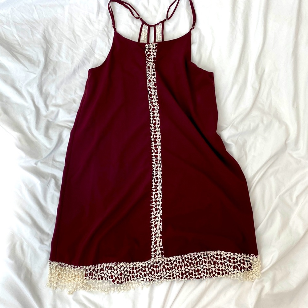 Maroon Game Day Dress New With Tags